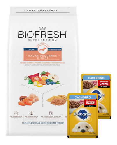 Comida Perro Biofresh Cachorro Raza Pequeña 10 Kg + Promo!!