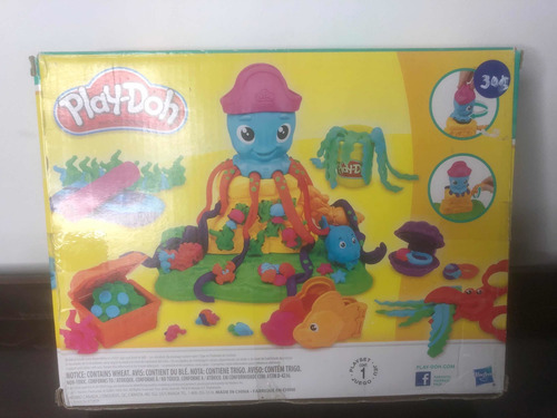 Imagen 4 de 4 de Plastilina Play Doh Divertidos Tentáculos