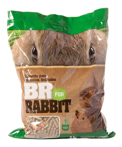 Imagen 1 de 2 de Br Rabbit. Alimento Conejo. Alimento Pequeños Animales 1kg