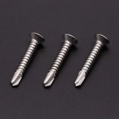 Tornillos Phillips Autoperforantes Acero Inoxidable 100 Piez