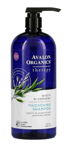 Avalon Organics Therapy Shampoo Biotin B-complex 946ml