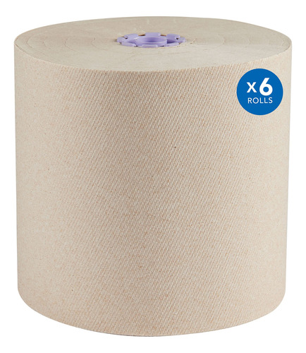 Toalla De Papel Reciclada Marrón Con Bolsillos Absorbentes