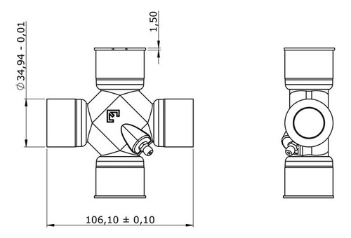 Cruceta   Etma Ford F-14000 5.9 L Diesel - Mwm D229-6 1992-1