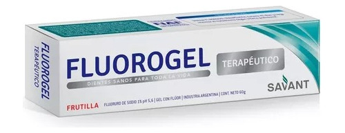 Fluorogel Pasta Dental X60gr Terapeutico Frutilla
