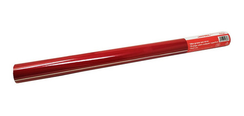 Forro Adhesivo Janel Kristal Rojo Rollo De 45cm X 1.5m 1 Pz