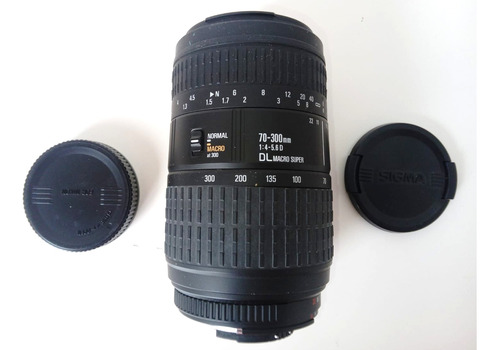  Lente Sigma Para Nikon 70-300mm Macro Súper Dl