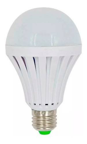 Bulbo Led 9w Doble Funcion: Lampara Y Luz De Emergencia 4 Hs