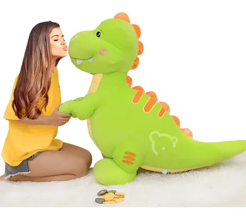 Dinosaurio De Peluche Jumbo Grande Gigante 80cm T Rex Niño