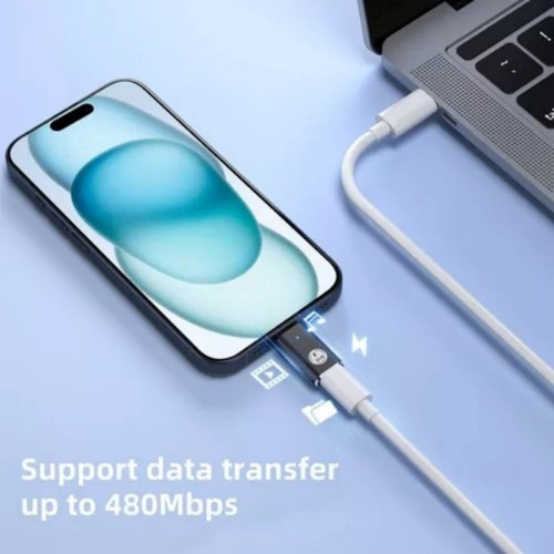 Adaptador Usb Lightning To Tipo-c, 5 Gbps, 2 Piezas