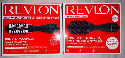 Nuevo Cepillo Secador Revlon En Titanio Modelo 2021 Original | Envío gratis