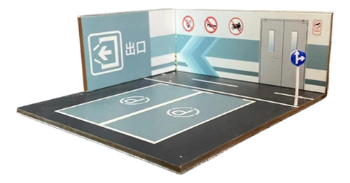 Estacionamiento A Escala 1:64, Construcción De Estilo B