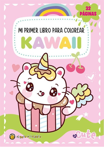 Mi Primer Libro Para Colorear Kawaii - Rosa - Guadal