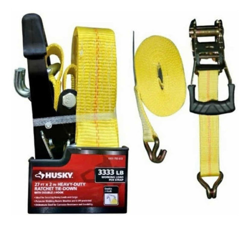 Cincha De Amarre Husky 2 Pulgadas (ganchos Doble J)