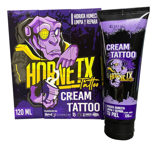 Crema Para Tatuajes Hornetx Tattoo 120ml