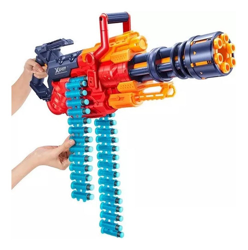 Super Ametralladora Lanzador Crusher 48 Dardos X-shot Zuru
