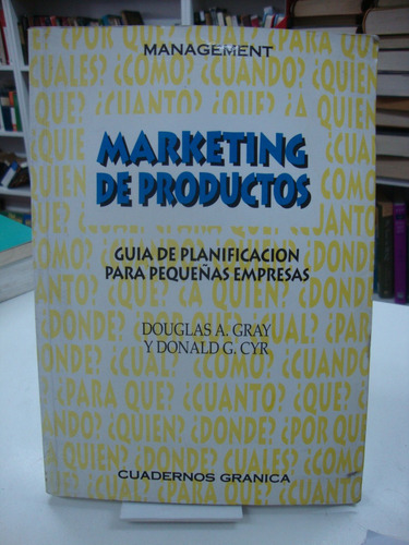 Marketing De Productos - Douglas Gray - Donald Cyr