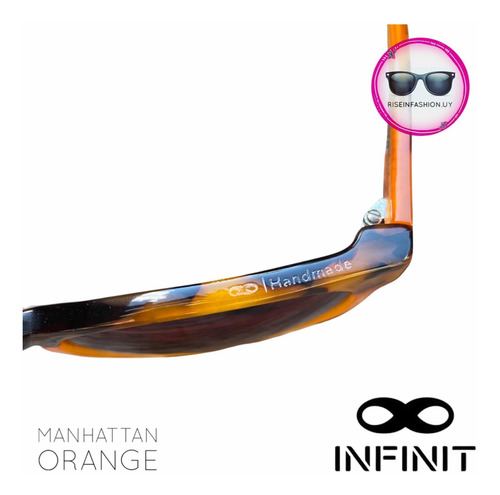 Lentes De Sol Infinit Manhattan Orange Rise In Fashion