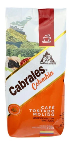 Café En Grano Tostado Cabrales Colombia  1kg 