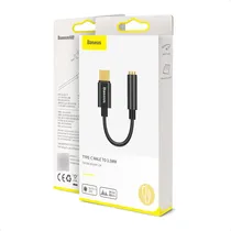 Comprar Adaptador Usb Tipo C A Jack 3.5mm Aux Audifonos Baseus