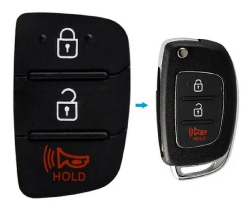 2 Duas Capa Chave Para Hyundai Hb20 Hb20s - Original