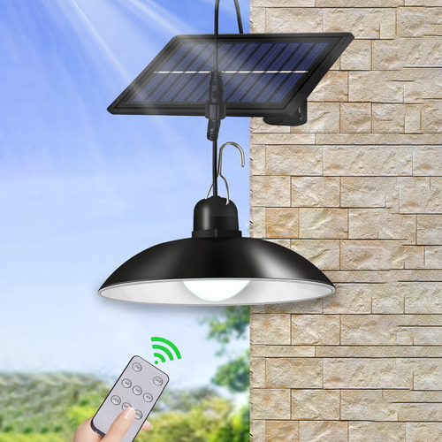 Luz De Iluminação De Cabeças De Lâmpada Solar Com Galpão Sol