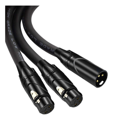 I Xlr De 3 Clavijas De Micrófono Macho A Doble Extensión De