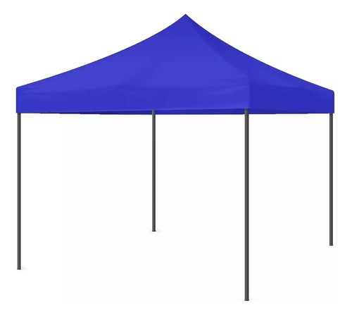 Repuesto De Lona Para Toldo 2x2 100 % Impermeable H G Q Color Azul