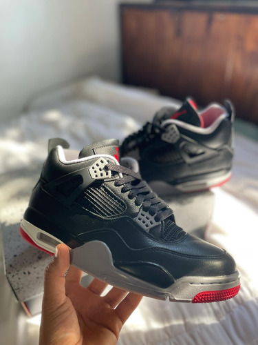 Nike Air Jordan Retro 4 Bred Zapatillas Originales (Usado)