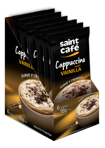 Pack X6 Sticks Saint Café Cappuccino Vainilla Ub