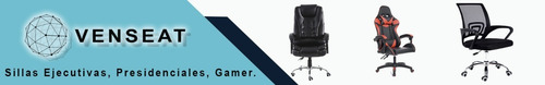 Imagen 2 de 5 de Silla Gamer Se100 Negra Y Azul Tipo Gaming