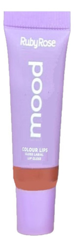 6 Gloss Labial Colour Lips Mood Hb7201 Ruby Rose Atacado