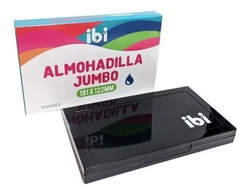 Almohadilla Para Sellos Jumbo Sin Tinta Metal 191 X 122 Mm