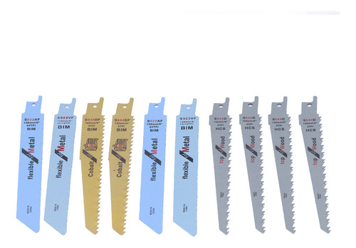 10pcs Recíproco Cuchillas De Sierra Con Alto Contenido De