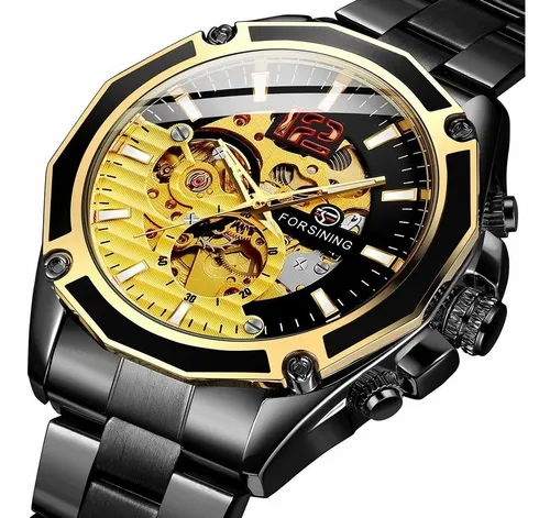 Reloj hombre LA2103-2 dorado con tablero dorado - Relojes Loix