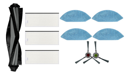 10 Unidades Para Aspiradora Robótica U2 Dgn22 Con Filtro Lat
