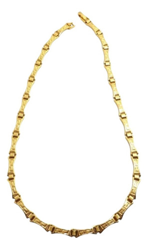 Collar Cadena Laminada En Oro 18k 45cm X 5mm Mujer Romminox