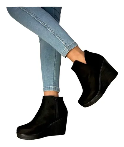 Botines taco chino mujer hot sale