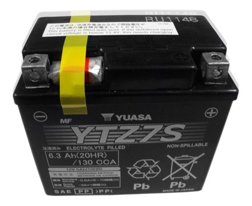 Bateria Yuasa Ytz7s Gel Honda Xre 300 The Doctor Parts Japon