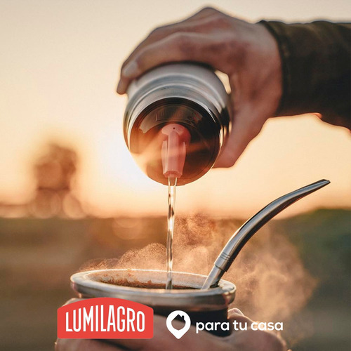 Imagen 8 de 10 de Termo Acero Inoxidable Luminox Forrado Deco 1 Lt Lumilagro