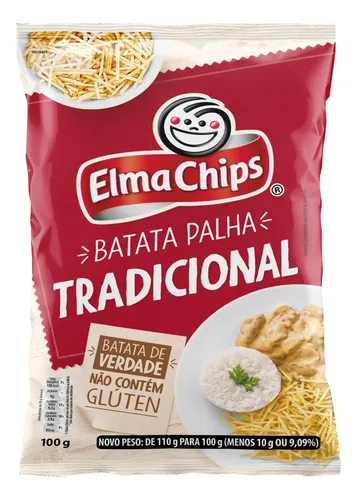comprar Batata Palha Tradicional Elma Chips sem glúten 100 g