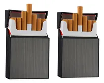 Comprar Cigarrera Elegante Estuche De Cigarrillos Packx2