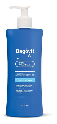 Bagovit A Emulsion Nutritiva Piel Extra Seca X 350 Grs X 3u