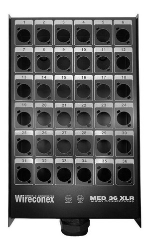 Medusa Wireconex Com 36 Furações Med 36 Xrl - Wireconcex