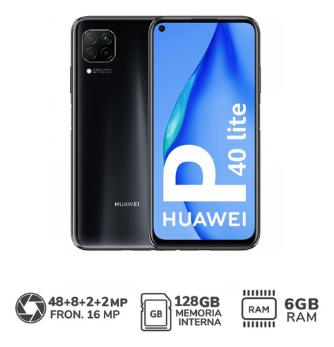 Celular Huawei P40 Lite Rom 128gb Ram 6gb Jny-lx2 Negro Prof