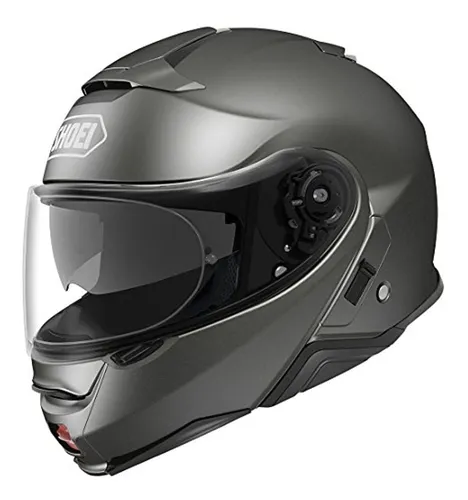 Casco De Moto Plegable Color Gris Oscuro Talla S.marca Shoei