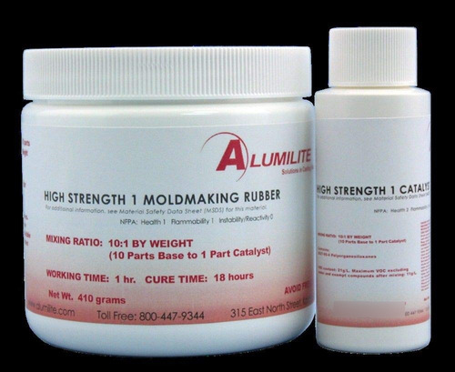 Alumilite's High Strength 1 Molde Silicona Para Hacer Goma