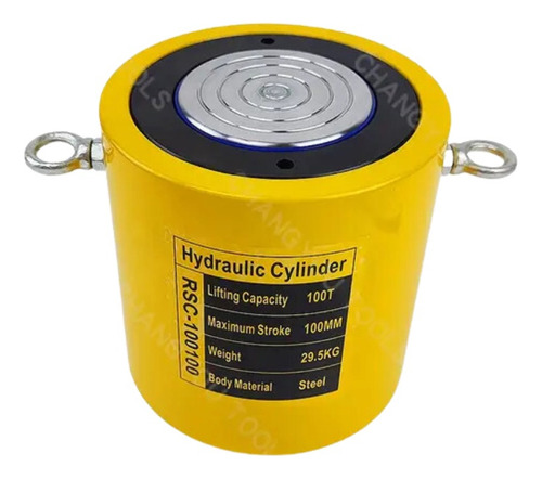 Cilindro Hidráulico - Curso: 100 - 100 Ton - Simples Ação