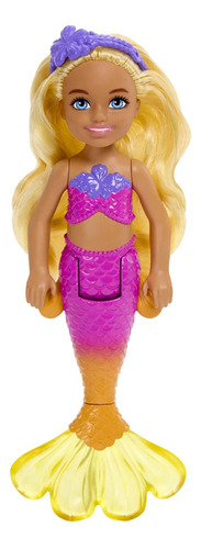 Barbie Sirena Chelsea Con Pelo Rubio