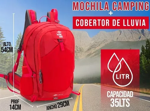 Mochila Mochilero Trekking 50 Litros Espalda Rigida Cobertor