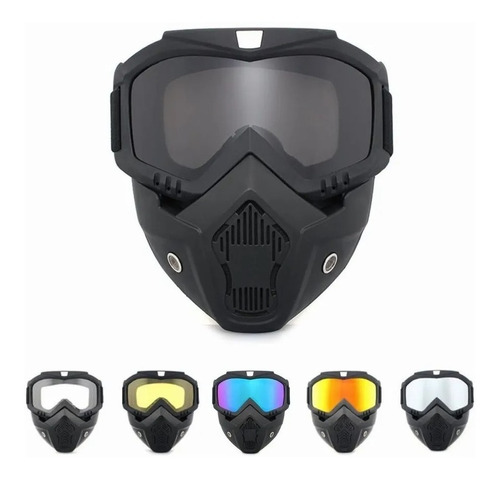 Máscara Goggles Para Motocross Gafas Anti Uv Juego Gotcha